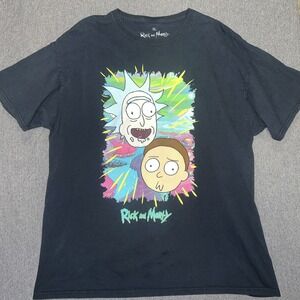 Rick And Morty Shirt Men's XL Short Sleeve Graphic Tee